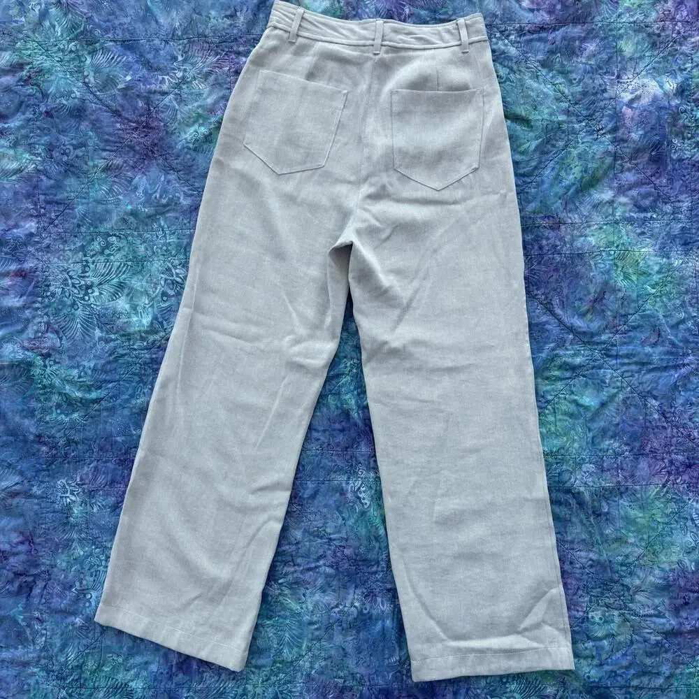 Zara Chambray-inspired Summer Soft Pants Women’s Size Small Trouser